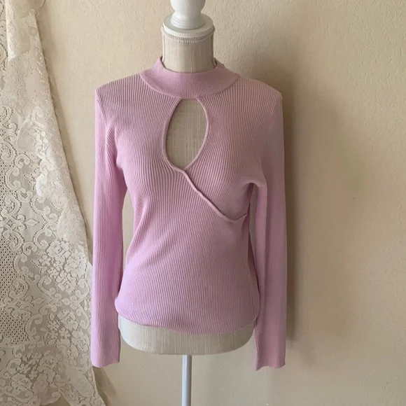 Cute Junior’s long sleeve top. NWT, color (winsome orchid). XL - Picture 1 of 8